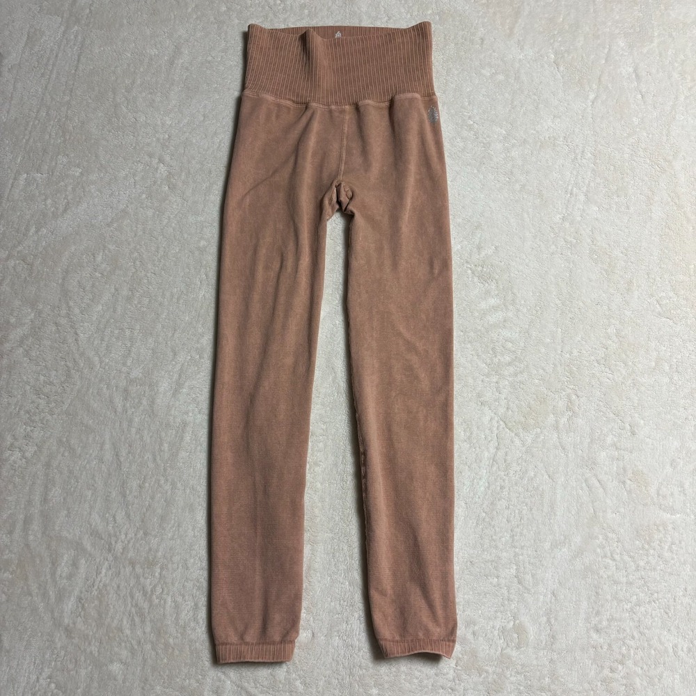 Free People‎ FP Movement Womens High Rise Good Karma Leggings XXS Dessert Dune